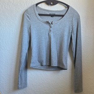 Wild Fable Ribbed Long Sleeve Shirt
